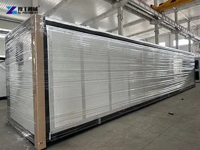 Сборный складной дом-контейнер продан в Испанию